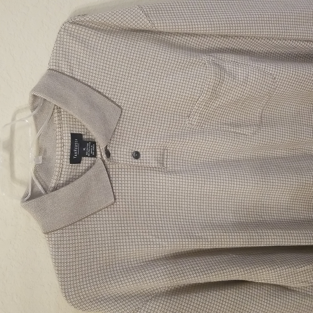 Men's Van Heusen Long Sleeve Polo Shirt